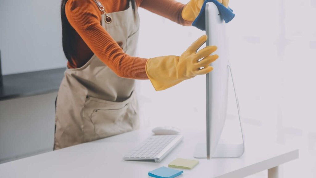 Office cleaning company using eco-friendly cleaning solutions