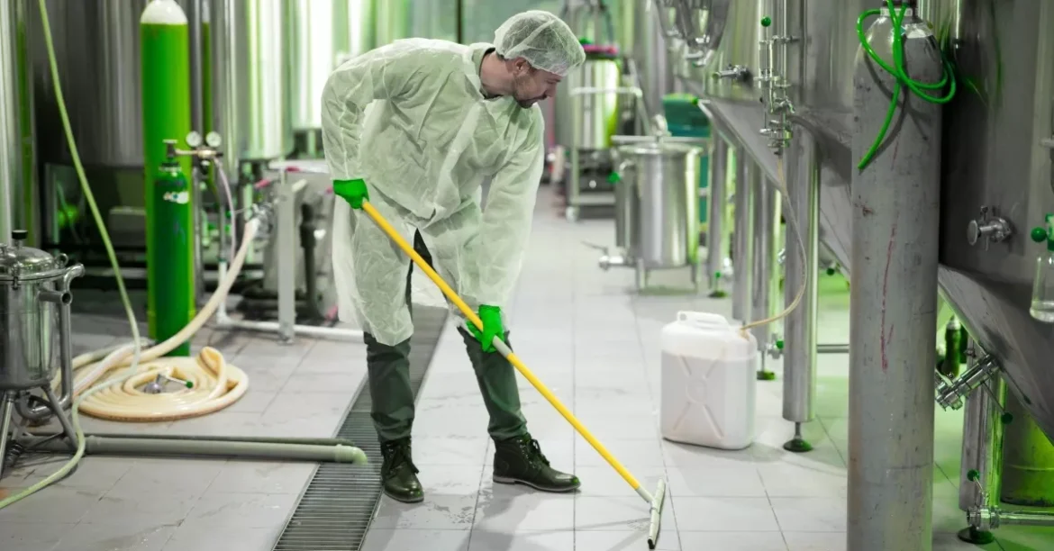 Professional warehouse deep cleaning for industrial facilities