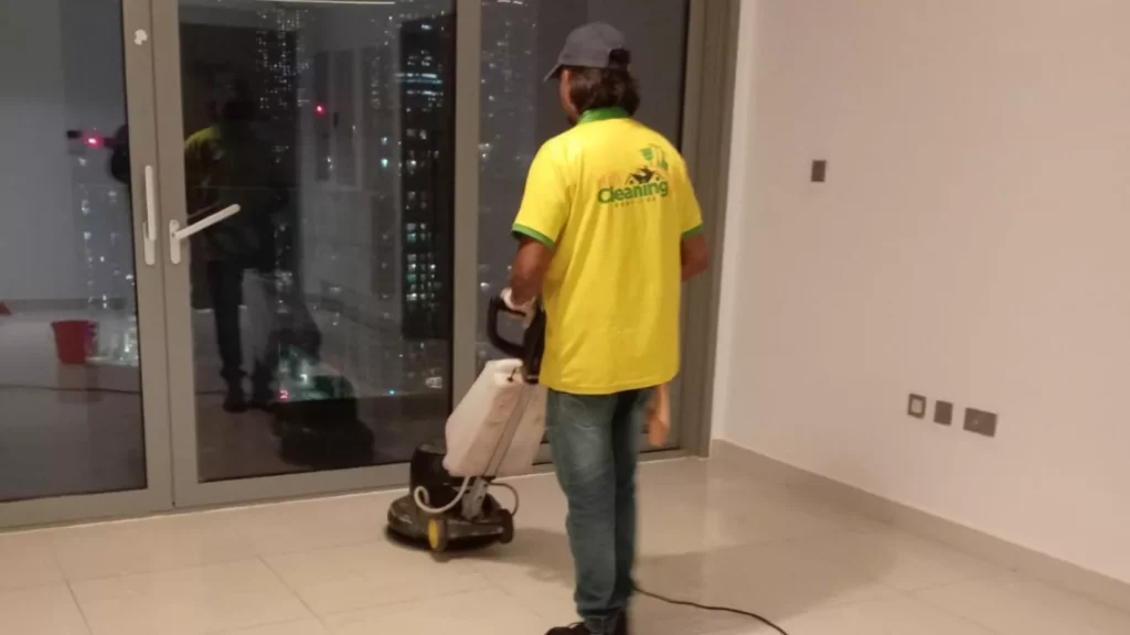 Carpet care included in deep office cleaning process