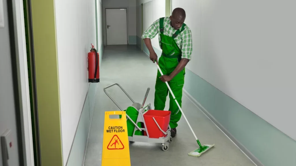commercial deep cleaning services for corporate office floor cleaning