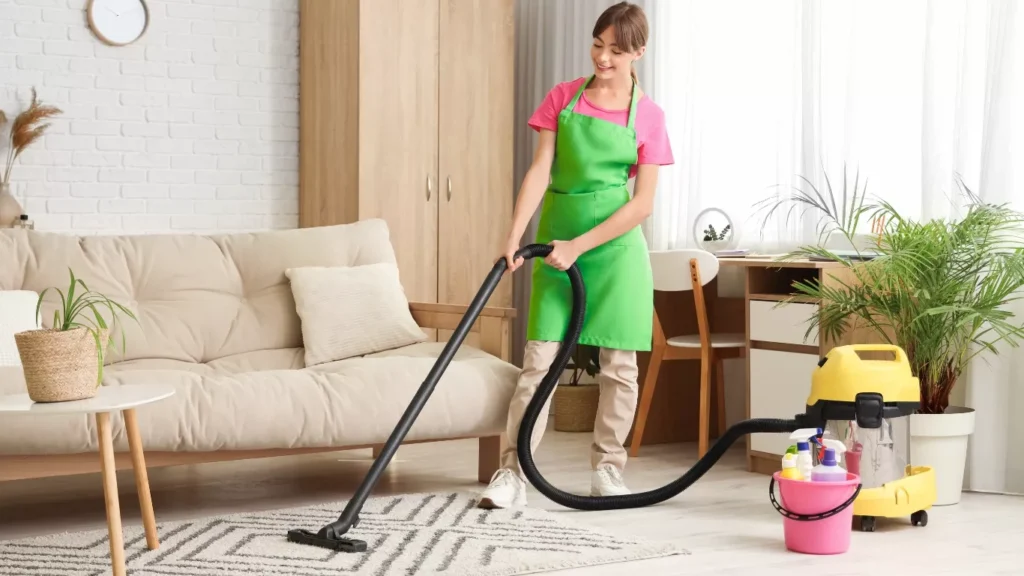 Carpet cleaning included in house deep cleaning services