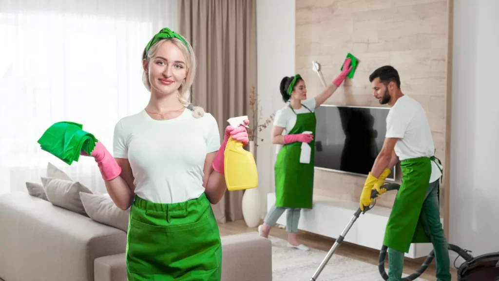 Kitchen sanitization with house deep cleaning services in Abu Dhabi