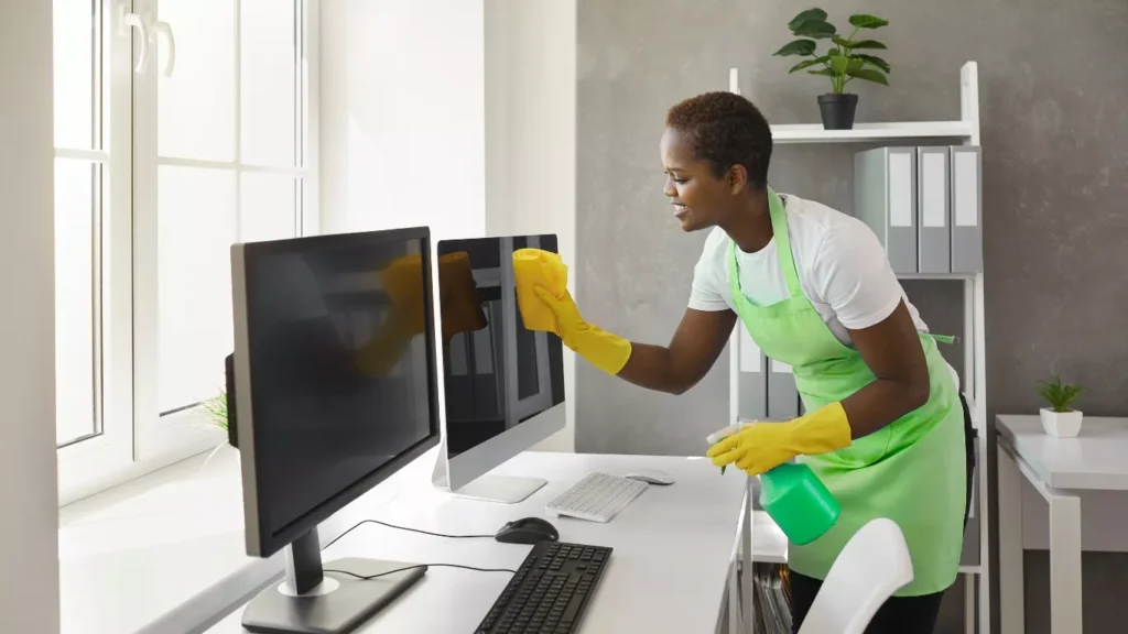 Office sanitization by deep cleaning office services experts