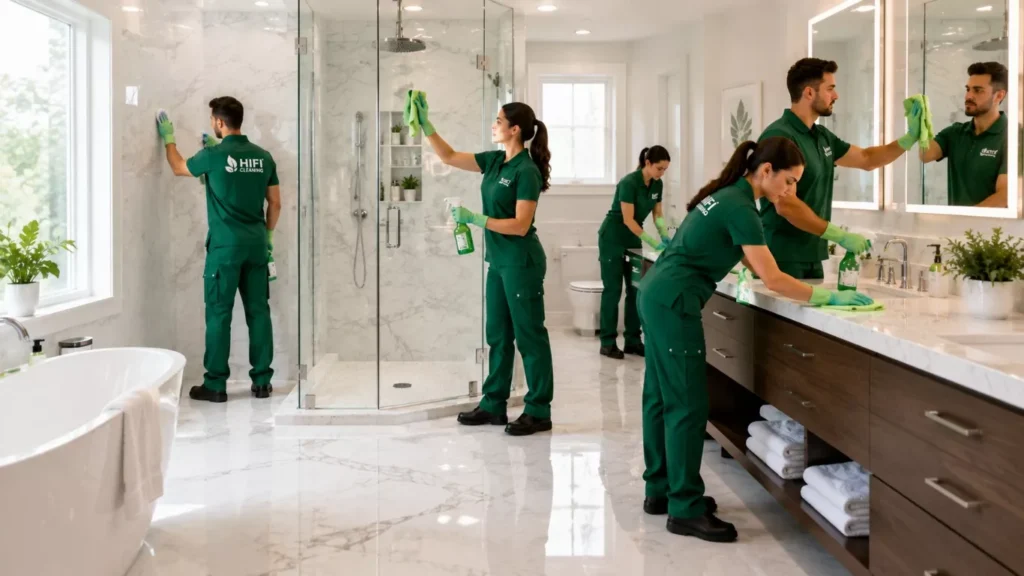 Living room cleaning by professional house deep cleaning specialists
