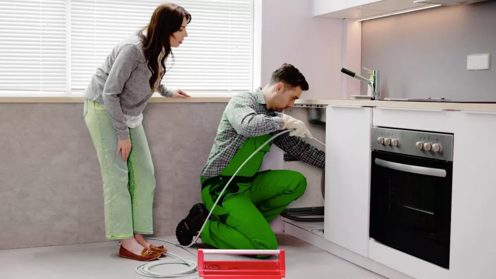 Modern kitchen cleaned by deep kitchen cleaning services specialists