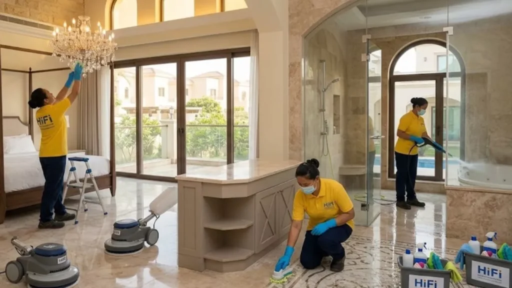 villa cleaning