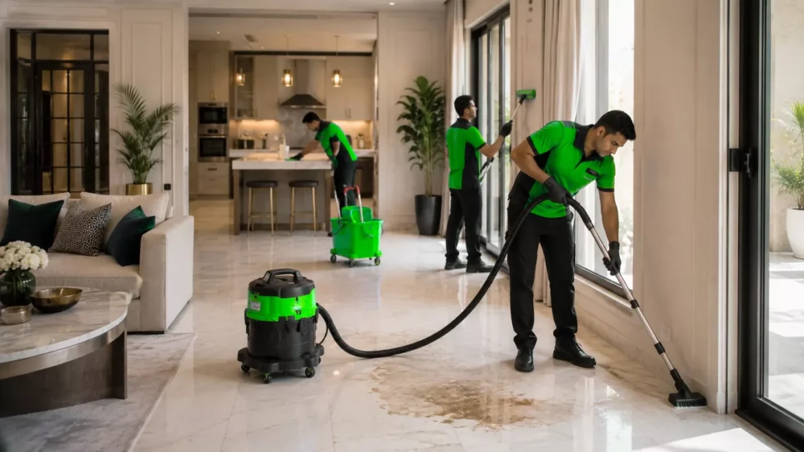 Professional new flat deep cleaning service in Abu Dhabi