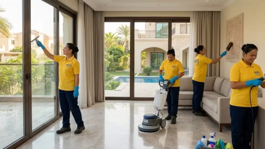 villa cleaning