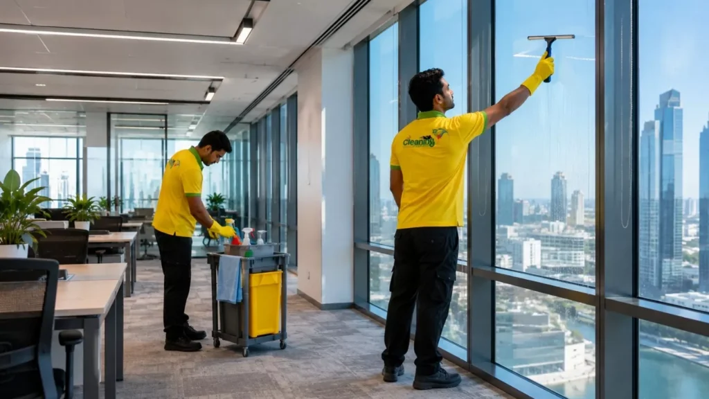 office glass cleaning